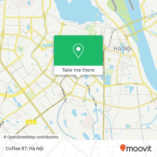 Bản đồ Coffee 87, 87 PHỐ Tây Sơn Quận Đống Đa, Hà Nội