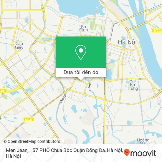 Bản đồ Men Jean, 157 PHỐ Chùa Bộc Quận Đống Đa, Hà Nội