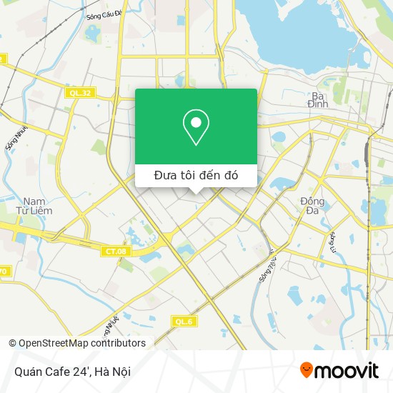 Bản đồ Quán Cafe 24'