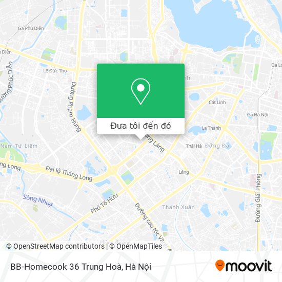 Bản đồ BB-Homecook 36 Trung Hoà