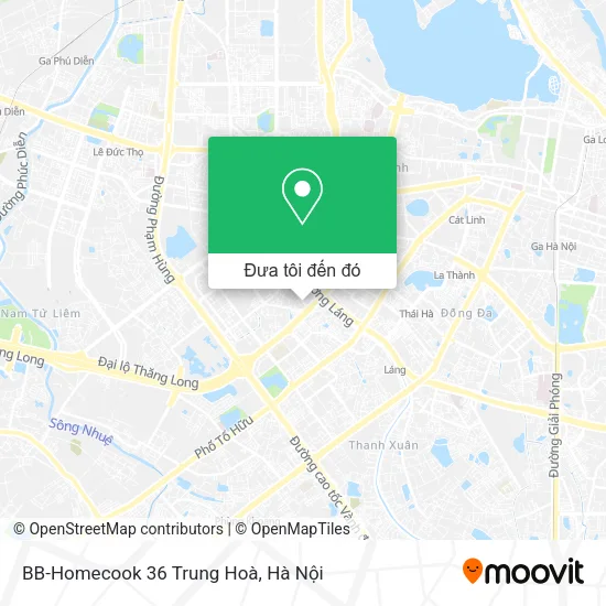 Bản đồ BB-Homecook 36 Trung Hoà