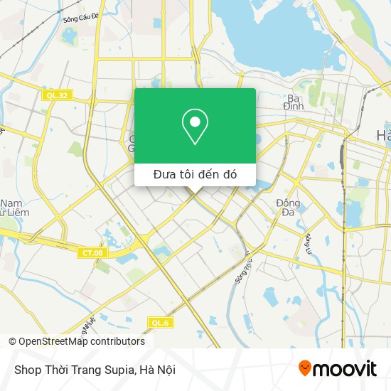 Bản đồ Shop Thời Trang Supia