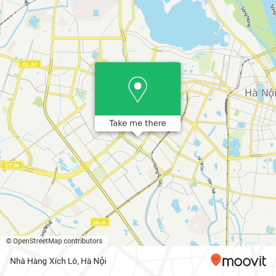Bản đồ Nhà Hàng Xích Lô, PHỐ Vũ Ngọc Phan Quận Đống Đa, Hà Nội