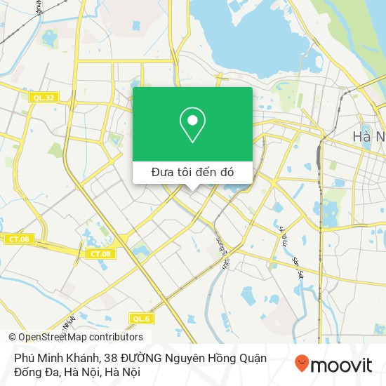Bản đồ Phú Minh Khánh, 38 ĐƯỜNG Nguyên Hồng Quận Đống Đa, Hà Nội