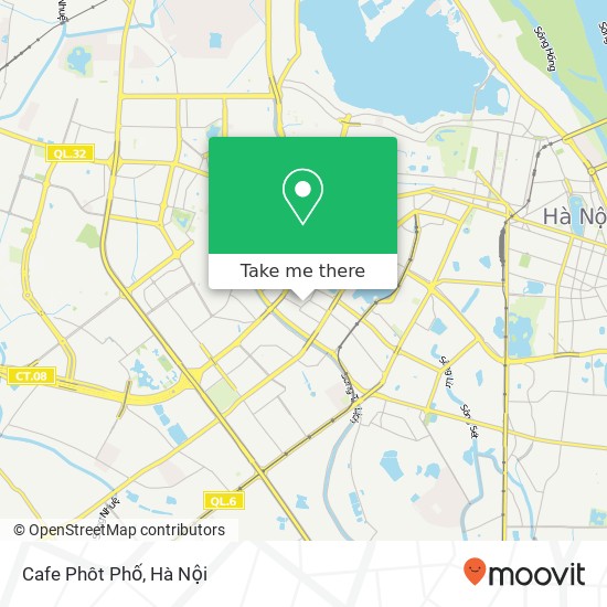 Bản đồ Cafe Phôt Phố, ĐƯỜNG Nguyên Hồng Quận Đống Đa, Hà Nội