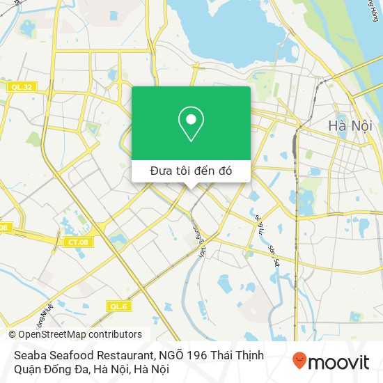 Bản đồ Seaba Seafood Restaurant, NGÕ 196 Thái Thịnh Quận Đống Đa, Hà Nội