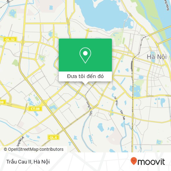Bản đồ Trầu Cau II, NGÕ Thái Hà Quận Đống Đa, Hà Nội