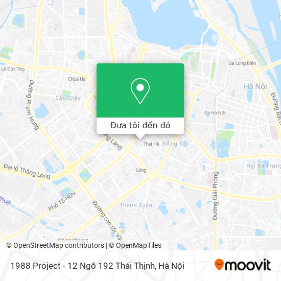Bản đồ 1988 Project - 12 Ngõ 192 Thái Thịnh