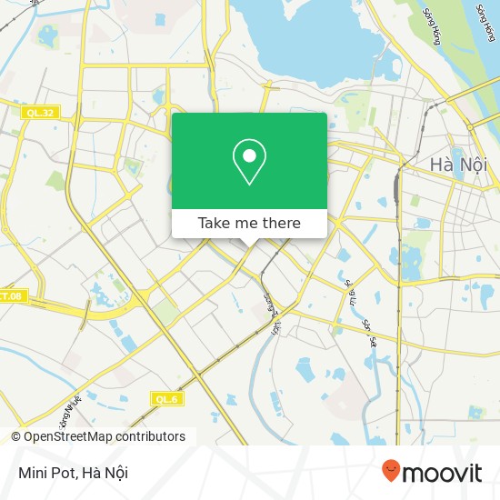 Bản đồ Mini Pot, Quận Đống Đa, Hà Nội