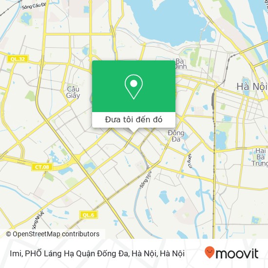 Bản đồ Imi, PHỐ Láng Hạ Quận Đống Đa, Hà Nội