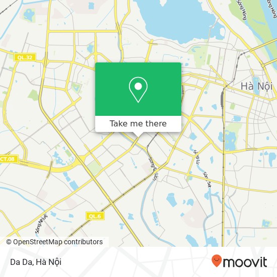 Bản đồ Da Da, PHỐ Láng Hạ Quận Đống Đa, Hà Nội