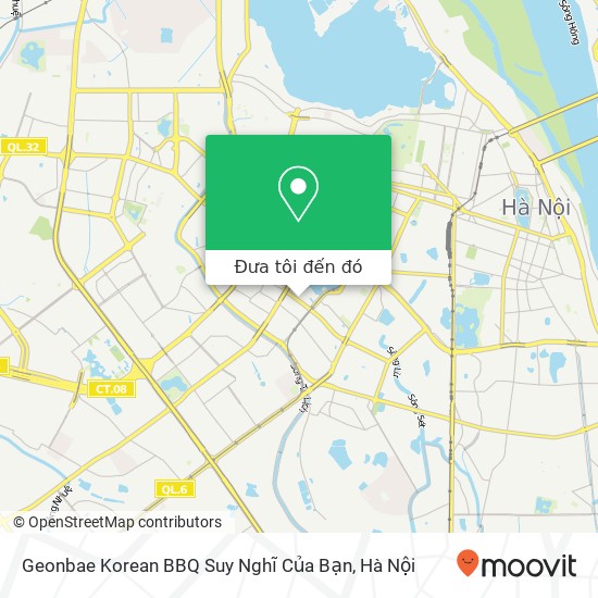 Bản đồ Geonbae Korean BBQ Suy Nghĩ Của Bạn, 326 PHỐ Thái Hà Quận Đống Đa, Hà Nội