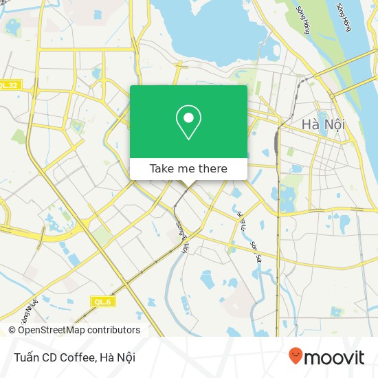 Bản đồ Tuấn CD Coffee, 147 PHỐ Thái Hà Quận Đống Đa, Hà Nội