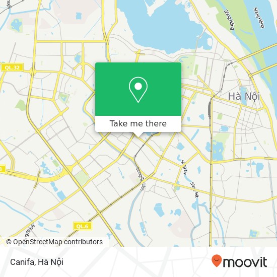 Bản đồ Canifa, PHỐ Thái Hà Quận Đống Đa, Hà Nội