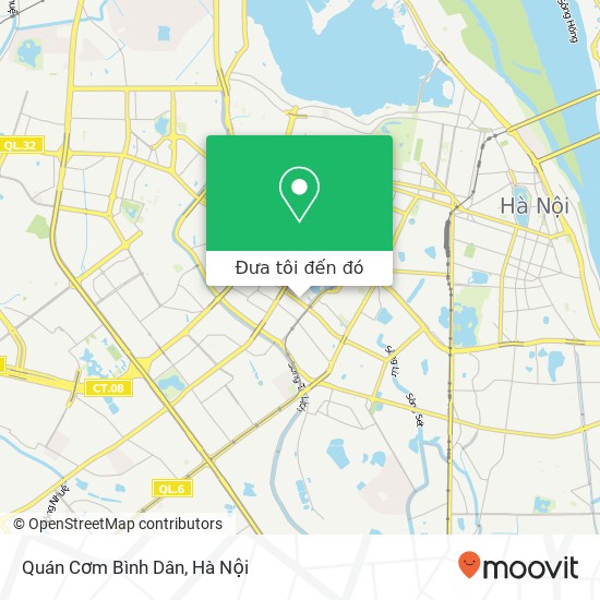 Bản đồ Quán Cơm Bình Dân, 296 PHỐ Thái Hà Quận Đống Đa, Hà Nội