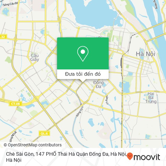 Bản đồ Chè Sài Gòn, 147 PHỐ Thái Hà Quận Đống Đa, Hà Nội