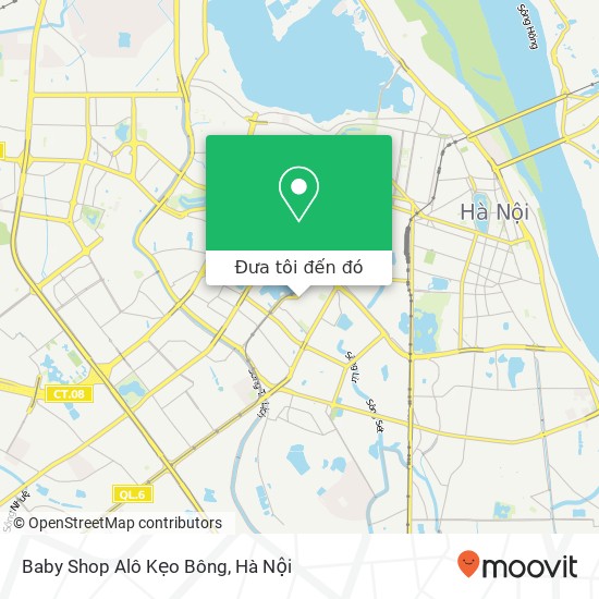 Bản đồ Baby Shop Alô Kẹo Bông, PHỐ Võ Văn Dũng Quận Đống Đa, Hà Nội