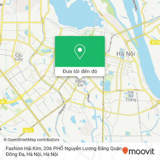 Bản đồ Fashion Hải Kim, 206 PHỐ Nguyễn Lương Bằng Quận Đống Đa, Hà Nội