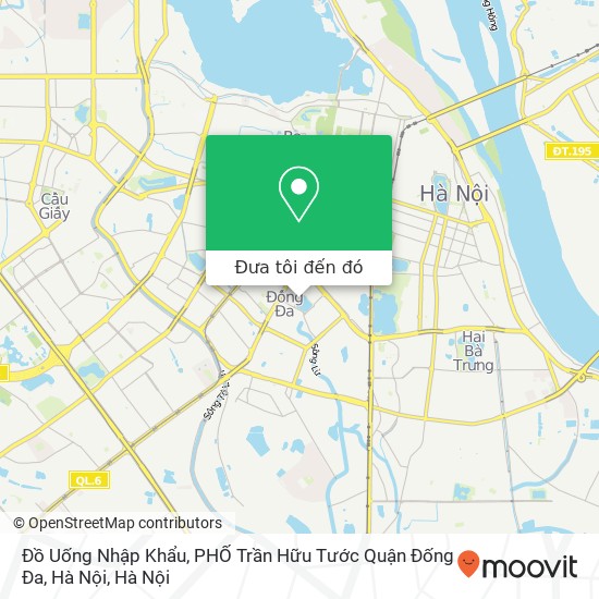Bản đồ Đồ Uống Nhập Khẩu, PHỐ Trần Hữu Tước Quận Đống Đa, Hà Nội