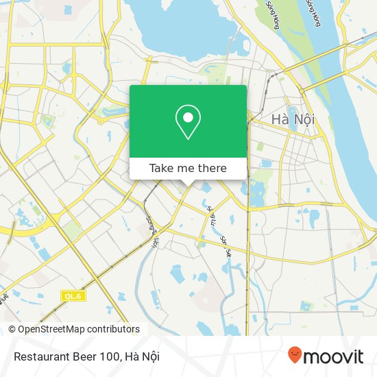 Bản đồ Restaurant Beer 100, 100 PHỐ Tây Sơn Quận Đống Đa, Hà Nội