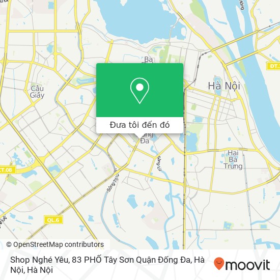 Bản đồ Shop Nghé Yêu, 83 PHỐ Tây Sơn Quận Đống Đa, Hà Nội