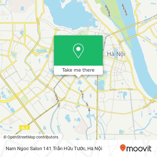 Bản đồ Nam Ngoc Salon 141 Trần Hữu Tước, PHỐ Trần Hữu Tước Quận Đống Đa, Hà Nội