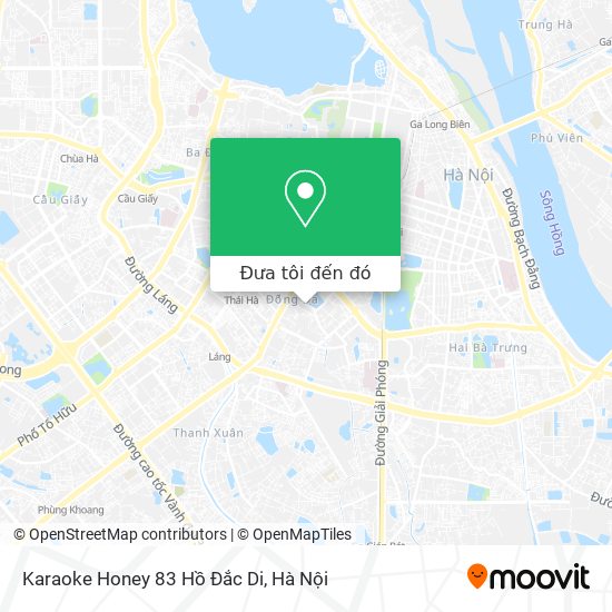 Bản đồ Karaoke Honey 83 Hồ Đắc Di