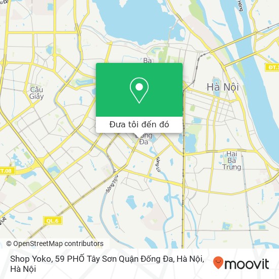 Bản đồ Shop Yoko, 59 PHỐ Tây Sơn Quận Đống Đa, Hà Nội