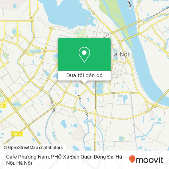 Bản đồ Cafe Phương Nam, PHỐ Xã Đàn Quận Đống Đa, Hà Nội