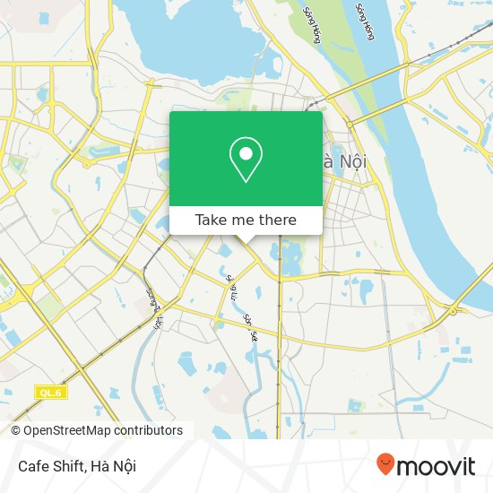 Bản đồ Cafe Shift, PHỐ Xã Đàn Quận Đống Đa, Hà Nội
