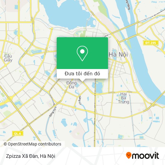 Bản đồ Zpizza Xã Đàn