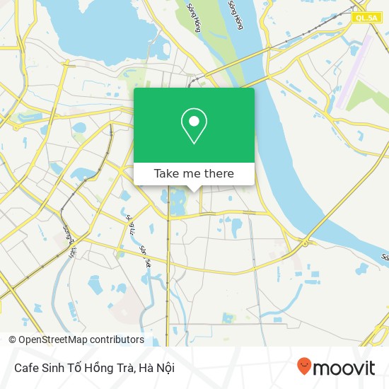 Bản đồ Cafe Sinh Tố Hồng Trà, 73 PHỐ Tô Hiến Thành Quận Hai Bà Trưng, Hà Nội