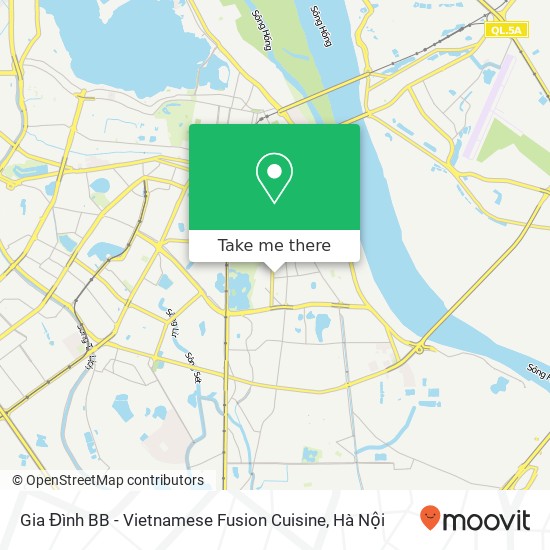 Bản đồ Gia Đình BB - Vietnamese Fusion Cuisine, 114 PHỐ Bùi Thị Xuân Quận Hai Bà Trưng, Hà Nội
