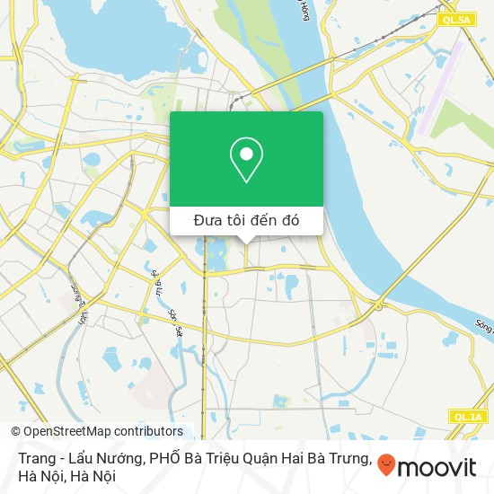 Bản đồ Trang - Lẩu Nướng, PHỐ Bà Triệu Quận Hai Bà Trưng, Hà Nội