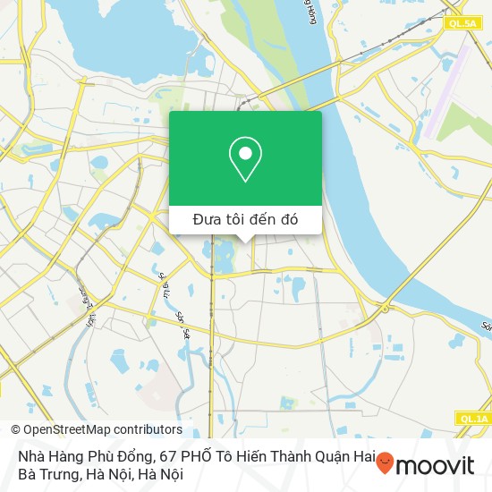 Bản đồ Nhà Hàng Phù Đổng, 67 PHỐ Tô Hiến Thành Quận Hai Bà Trưng, Hà Nội