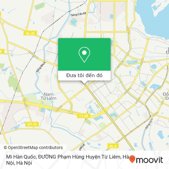 Bản đồ Mì Hàn Quốc, ĐƯỜNG Phạm Hùng Huyện Từ Liêm, Hà Nội