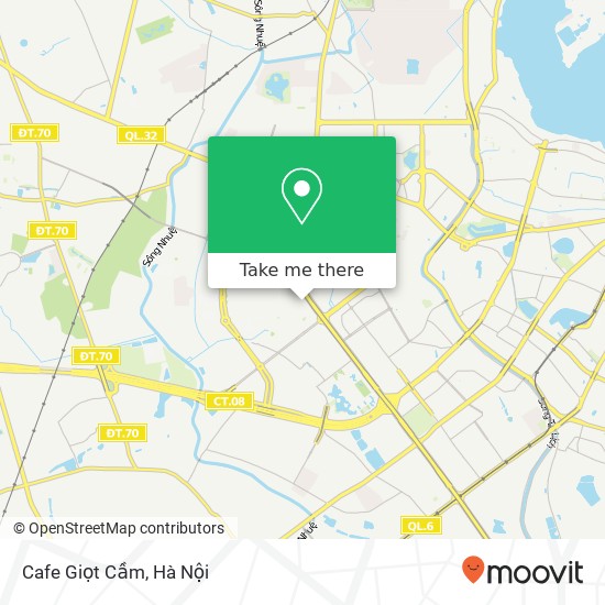 Bản đồ Cafe Giọt Cầm, Quận Nam Từ Liêm, Hà Nội