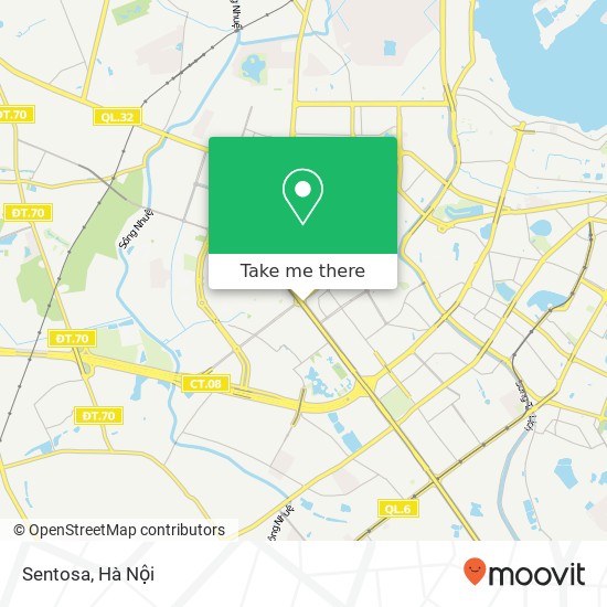 Bản đồ Sentosa, ĐƯỜNG Phạm Hùng Huyện Từ Liêm, Hà Nội