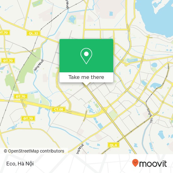 Bản đồ Eco, ĐƯỜNG Phạm Hùng Huyện Từ Liêm, Hà Nội
