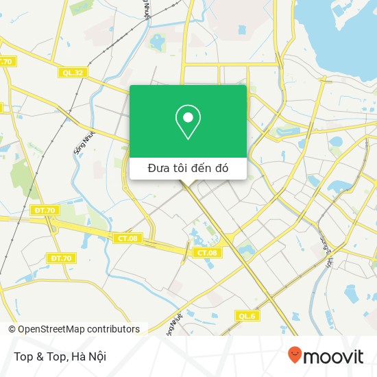 Bản đồ Top & Top, ĐƯỜNG Phạm Hùng Huyện Từ Liêm, Hà Nội