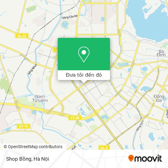 Bản đồ Shop Bồng