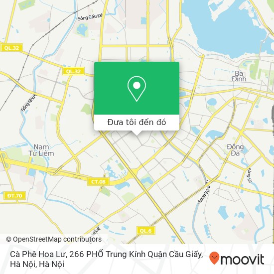 Bản đồ Cà Phê Hoa Lư, 266 PHỐ Trung Kính Quận Cầu Giấy, Hà Nội