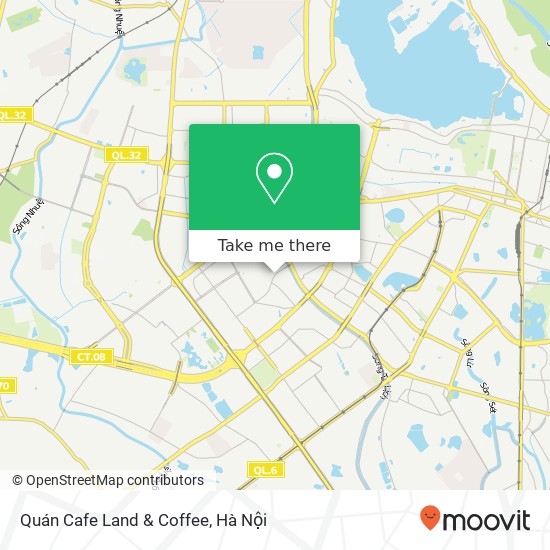 Bản đồ Quán Cafe Land & Coffee, PHỐ Vũ Phạm Hàm Quận Cầu Giấy, Hà Nội
