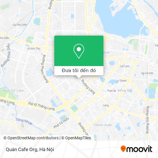 Bản đồ Quán Cafe Org