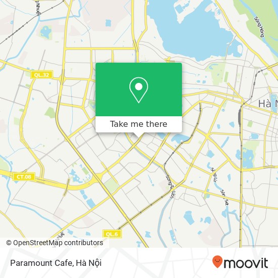 Bản đồ Paramount Cafe, 76 ĐƯỜNG Nguyễn Chí Thanh Quận Đống Đa, Hà Nội