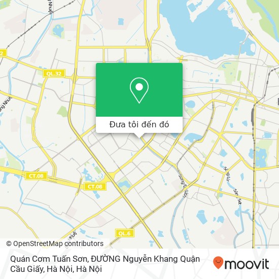 Bản đồ Quán Cơm Tuấn Sơn, ĐƯỜNG Nguyễn Khang Quận Cầu Giấy, Hà Nội