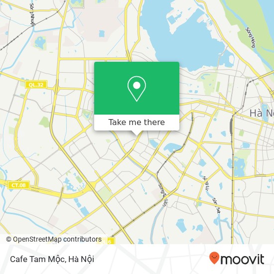 Bản đồ Cafe Tam Mộc, NGÕ 62 Nguyễn Chí Thanh Quận Đống Đa, Hà Nội
