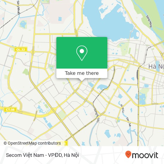 Bản đồ Secom Việt Nam - VPĐD, 91 ĐƯỜNG Nguyễn Chí Thanh Quận Đống Đa, Hà Nội