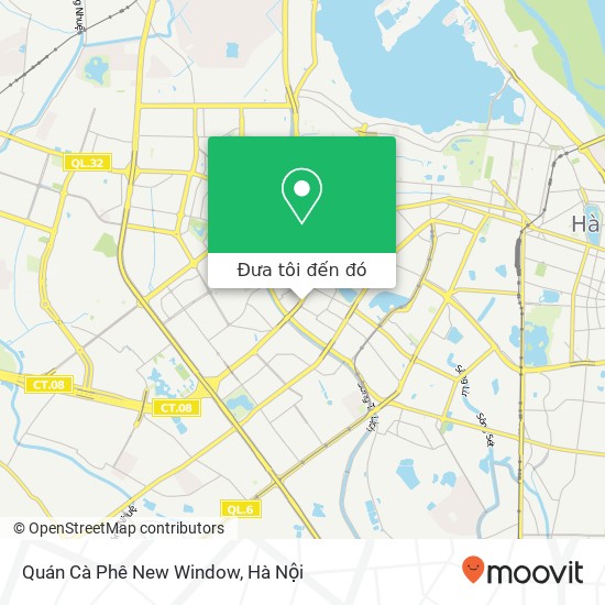 Bản đồ Quán Cà Phê New Window, ĐƯỜNG Nguyễn Chí Thanh Quận Đống Đa, Hà Nội