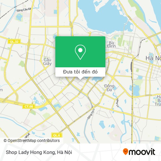 Bản đồ Shop Lady Hong Kong